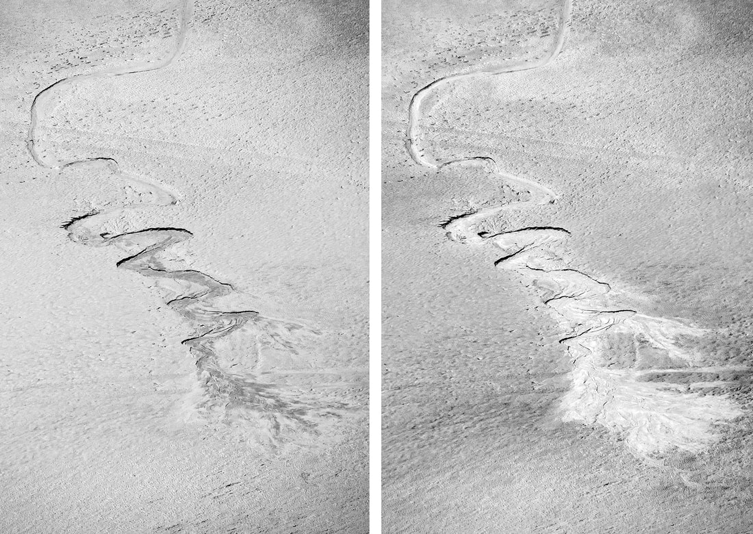 Traces dans le sable. Photo François Escoffier.